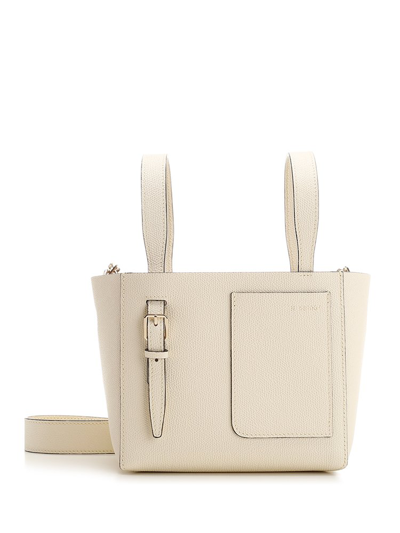 Valextra Bucket Micro Tote Bag In White