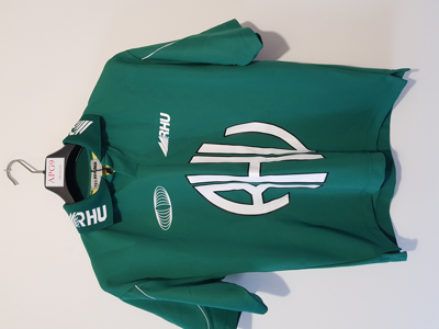 Pre-owned Rhude X Zara Printed Polo Shirt  Rhuigi In Green