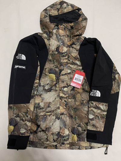Pre-owned Supreme X The North Face Supreme Fw16 Tnf North Leaves Parka Jacket In Black