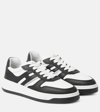 Hogan H630 Sneakers With Rubber Sole And Perforated Detailing In Multicoloured