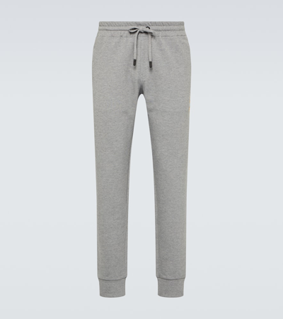 Dolce & Gabbana Cotton-blend Sweatpants In Grey