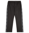 DOLCE & GABBANA LOGO WOOL TRACK PANTS