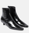 TOTÊME THE SLIM LEATHER ANKLE BOOTS