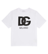 Dolce & Gabbana Dg Cotton Jersey T-shirt In White