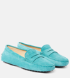 TOD'S GOMMINO SUEDE MOCCASINS