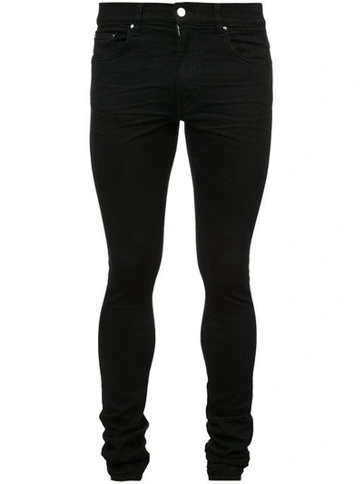Amiri 'stack' Skinny-jeans In Black