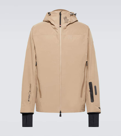 Moncler Montgirod Padded Hooded Ski Jacket In Nude