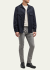 Zegna Men's 5-pocket Pants In Gray