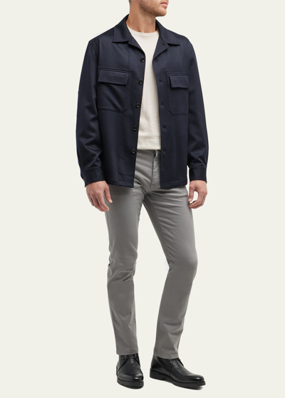 Zegna Men's 5-pocket Pants In Gray