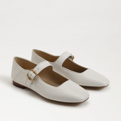 Sam Edelman Michaela Mary Jane Flat Bright White