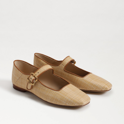 Sam Edelman Michaela Mary Jane Flat Beechwood In Beige