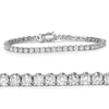 Pompeii3 14k White, Rose, Or Yellow Gold Round Diamond Tennis Bracelet 5cttw 7" Women's In Multi