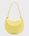 Bottega Veneta Gemelli Small Intrecciato Shoulder Bag In Yellow