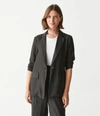 Michael Stars Lottie Linen Blazer In Wat
