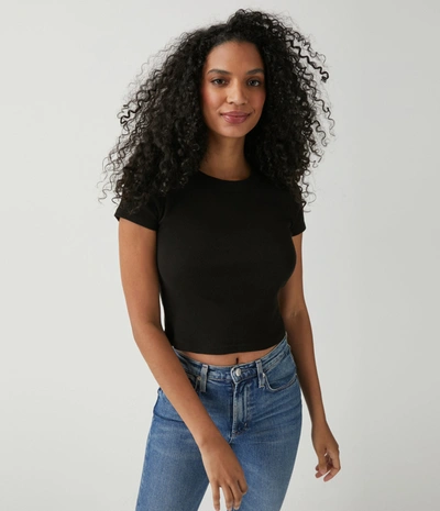 Michael Stars Mimi Cropped Tee In Smot