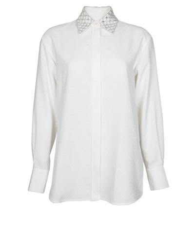 Golden Goose Deluxe Brand Long Sleeved Shirt In White