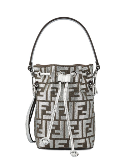 Fendi Mon Tresor Ff Jacquard Mini Bag In Multi