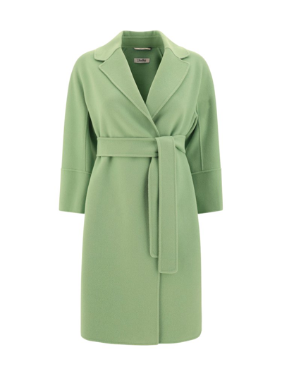 's Max Mara Belted Long In Green