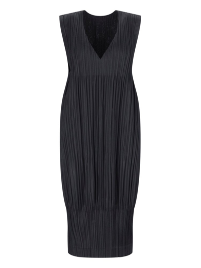 Issey Miyake Pleats Please  Plissé V In Black