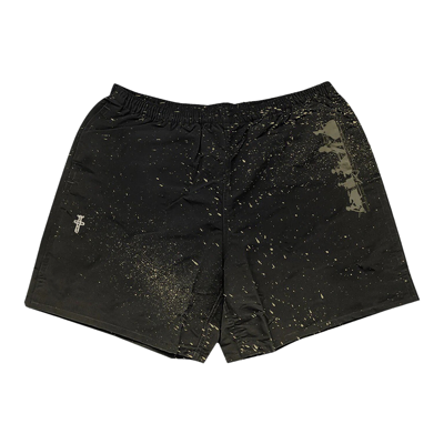 Pre-owned Cactus Jack By Travis Scott Splatter Shorts 'black'