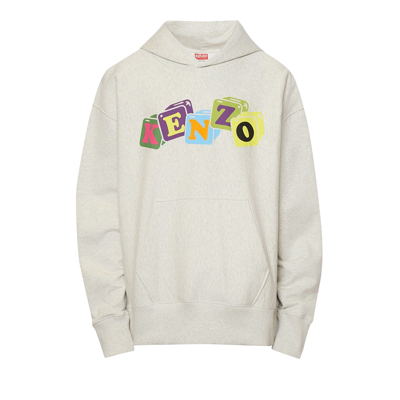 Pre-owned Kenzo Boke Boy Oversize Hoodie 'pale Grey'