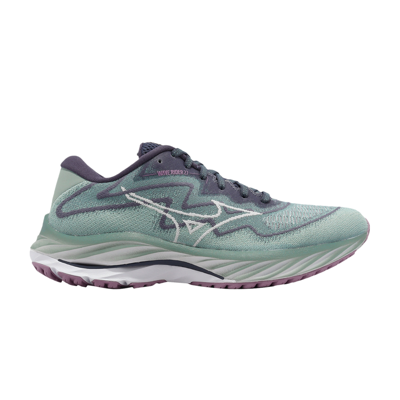 Pre-owned Mizuno Wmns Wave Rider 27 Ssw 'blue Surf'