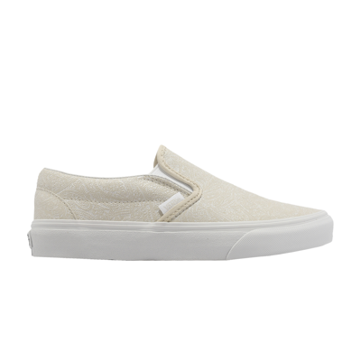 Pre-owned Vans Classic Slip-on 'princess Paisley - Bone White' In Cream