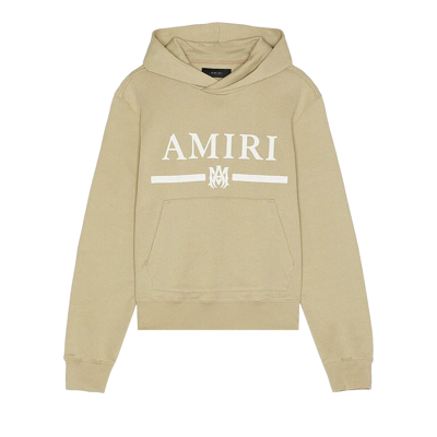 Pre-owned Amiri Bar Logo Hoodie 'tan'