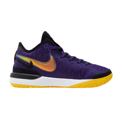 Pre-owned Nike Zoom Lebron Nxxt Gen 'lakers' In Purple