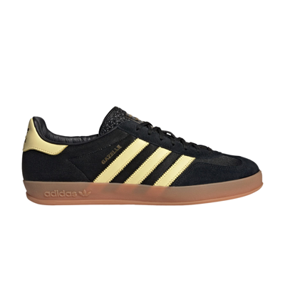 Pre-owned Adidas Originals Gazelle Indoor 'black Almost Yellow Gum'