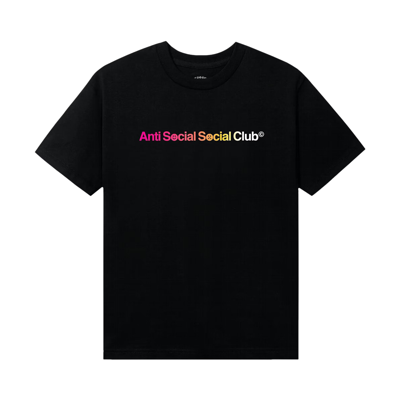 Pre-owned Anti Social Social Club Indoglo Tee 'black'