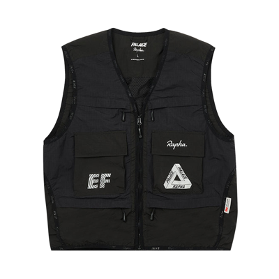 Pre-owned Palace X Rapha Ef Education First Utility Vest 'black'