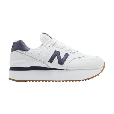 Pre-owned New Balance Wmns 574+ 'white Violet'