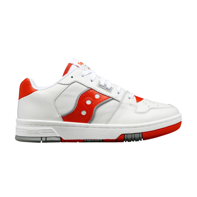 Pre-owned Saucony Spot-bilt Sonic Low 'white Red'