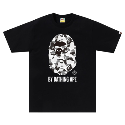 Pre-owned Bape Abc Camo By Bathing Ape Tee 'black/grey'