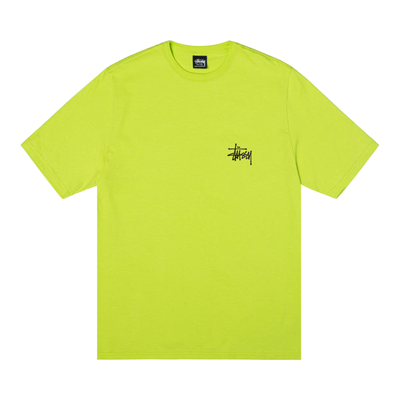 Pre-owned Stussy Basic Tee 'keylime' In Green