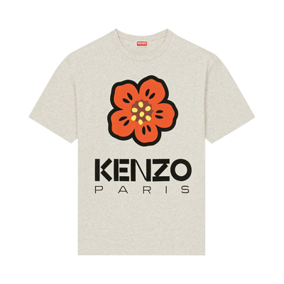 Pre-owned Kenzo T-shirt 'pale Grey'
