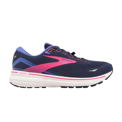 Pre-owned Brooks Wmns Ghost 15 Gore-tex 'peacoat Pink' In Blue