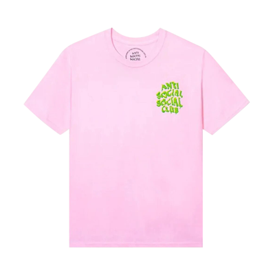 Pre-owned Anti Social Social Club Melt Away Tee 'pink'