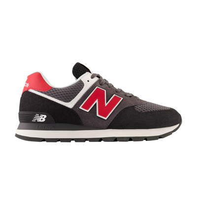 Pre-owned New Balance 574 Rugged 'black Red'