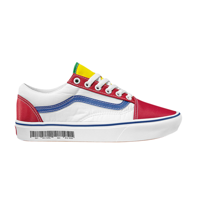 Pre-owned Vans Comfycush Old Skool 'retro Mart - Barcode' In Red
