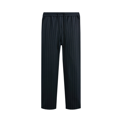 Pre-owned Kith Double Weave Elmhurst Pant 'nocturnal' In Blue