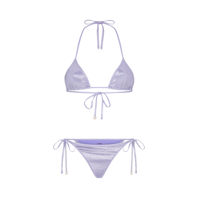 Pre-owned Attico The  Bikini 'lavender' In Purple