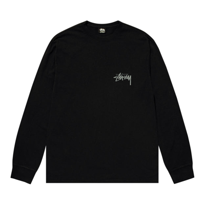 Pre-owned Stussy Landin Long-sleeve Tee 'black'
