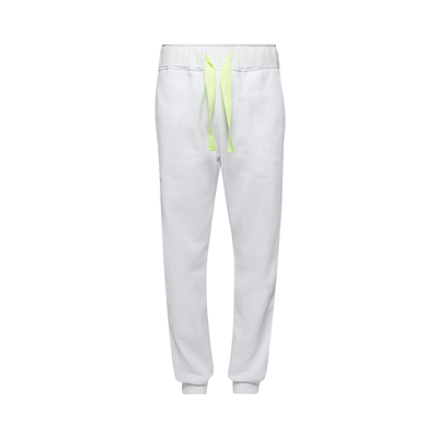 Pre-owned Lanvin Joggers With Curb Lace 'optic White'