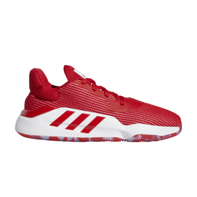 Pre-owned Adidas Originals Pro Bounce 2019 Low 'scarlet' In Red