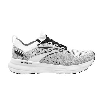 Pre-owned Brooks Glycerin Stealthfit 20 'white Grey'