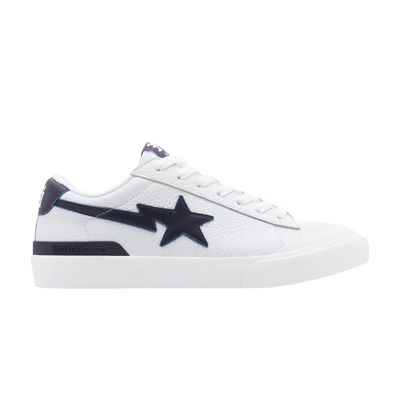 Pre-owned Bape Wmns Mad Sta #2 'white Navy'