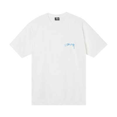 Pre-owned Stussy Statue Pigment Dyed Tee 'natural' In White