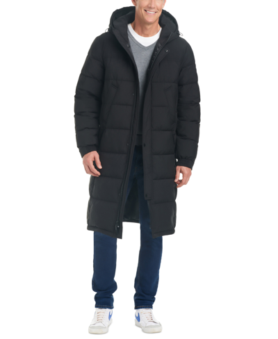 Vince Camuto Men's Hooded Puffer Jacket In Black
